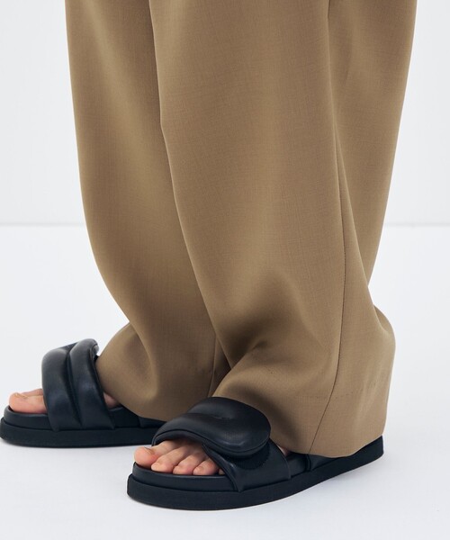 caban(キャバン)の「ウールトロピカル ラップパンツ(その他パンツ・レディース・ブラック/ダークグリーン/キャメル・XS/S)」の14枚目の写真