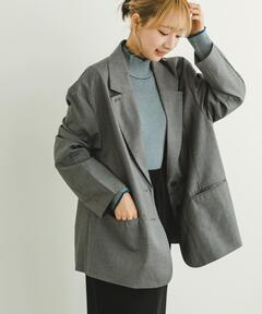 セール】EVERYDAY I LIKE. シングルジャケット(フラノ)（テーラード