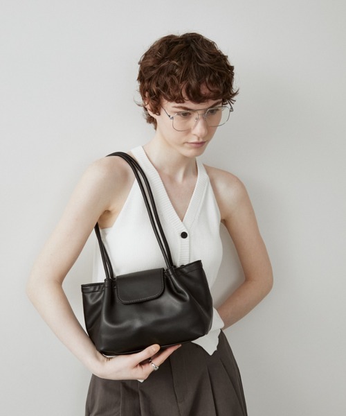 Auntie Rosa Holiday(アンティローザホリデー)の「【arholiday.standard】ミニフラップトートバック(トートバッグ・レディース・ブラウン/ブラック・FREE)」の6枚目の写真