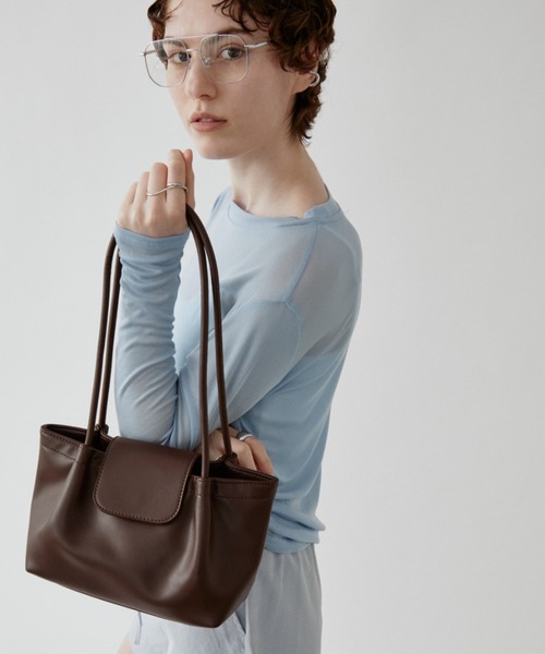 Auntie Rosa Holiday(アンティローザホリデー)の「【arholiday.standard】ミニフラップトートバック(トートバッグ・レディース・ブラウン/ブラック・FREE)」の14枚目の写真