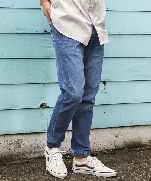 BAYFLOW(ベイフロー)の「【ストレッチ】ソフトデニムジョグパンツ(デニムパンツ・メンズ・スカイブルー/ライトブルー・MEDIUM/LARGE)」の22枚目の写真