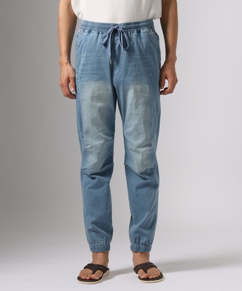 BAYFLOW(ベイフロー)の「【ストレッチ】ソフトデニムジョグパンツ(デニムパンツ・メンズ・スカイブルー/ライトブルー・MEDIUM/LARGE)」の15枚目の写真