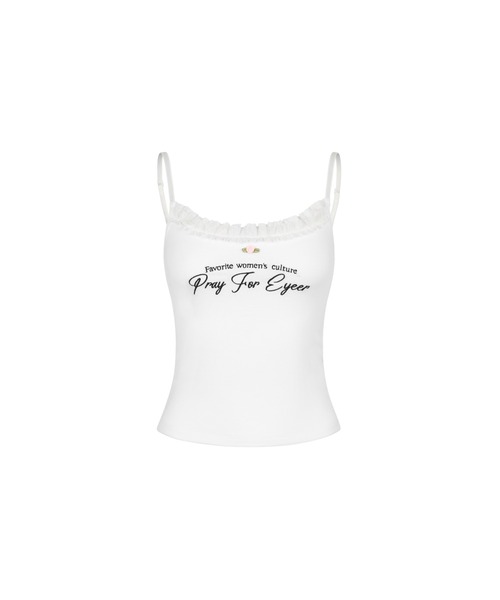 EYEER（イワイイアル）の「FRILL LACE STRING TOP（チューブトップ・レディース・ホワイト・SMALL）」の6枚目の写真