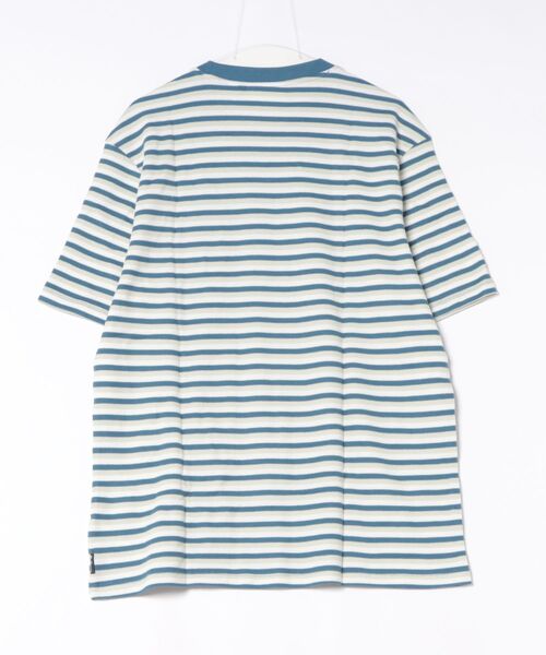 Ben Sherman(ベンシャーマン)の「ハニカムストライプTシャツ(Tシャツ/カットソー・メンズ・ブルー系・LARGE)」の11枚目の写真