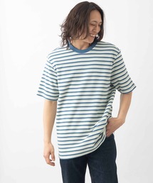 ハニカムストライプTシャツ