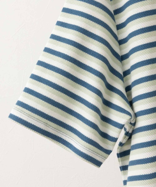 Ben Sherman(ベンシャーマン)の「ハニカムストライプTシャツ(Tシャツ/カットソー・メンズ・ブルー系・LARGE)」の9枚目の写真