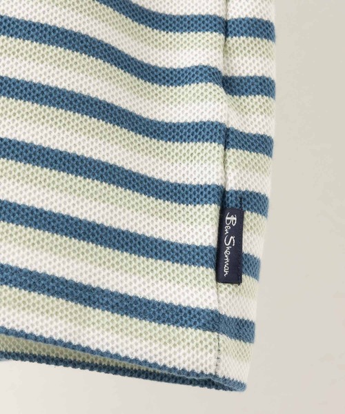 Ben Sherman(ベンシャーマン)の「ハニカムストライプTシャツ(Tシャツ/カットソー・メンズ・ブルー系・LARGE)」の10枚目の写真