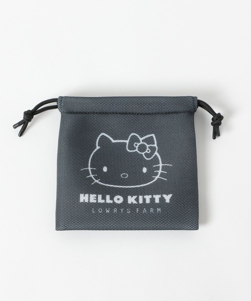 LOWRYS FARM（ローリーズファーム）の「【サンリオキャラクターズ】キンチャクポーチ 647247/GOODS（ポーチ・レディース・ブラック/レッド・FREE）」の5枚目の写真