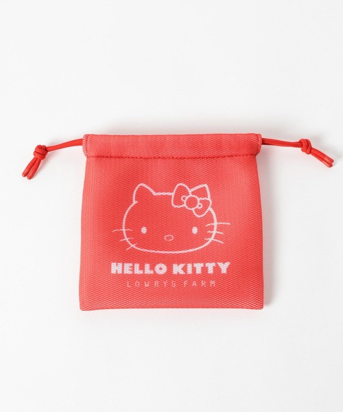 LOWRYS FARM（ローリーズファーム）の「【サンリオキャラクターズ】キンチャクポーチ 647247/GOODS（ポーチ・レディース・ブラック/レッド・FREE）」の6枚目の写真