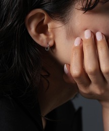 【ORLEAN】ボールデザイン ミニフープピアス