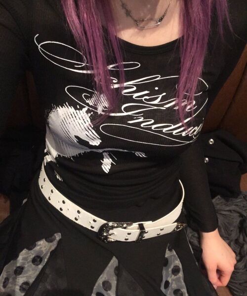 SCHISM INDUCING(スキズムインデューシング)の「HORSE FLARED SLEEVE TOP BLACK(Tシャツ/カットソー・レディース・その他・FREE)」の20枚目の写真