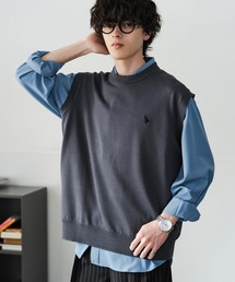 U.S. POLO ASSN.（ユーエスポロアッスン）の「U.S. POLO ASSN. ユーエスポロアッスン サマーニットプルオーバーベスト（ベスト）」