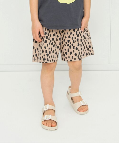 BREEZE(ブリーズ)の「イロイロ柄ハーフパンツ(その他パンツ・キッズ・ベージュ/キナリ/オレンジ/ブラック/サックスブルー/ブルー/グリーン/レインボー・80/90/100/110/120/130/140)」の1枚目の写真