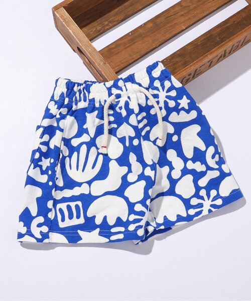 BREEZE(ブリーズ)の「イロイロ柄ハーフパンツ(その他パンツ・キッズ・ベージュ/キナリ/オレンジ/ブラック/サックスブルー/ブルー/グリーン/レインボー・80/90/100/110/120/130/140)」の6枚目の写真