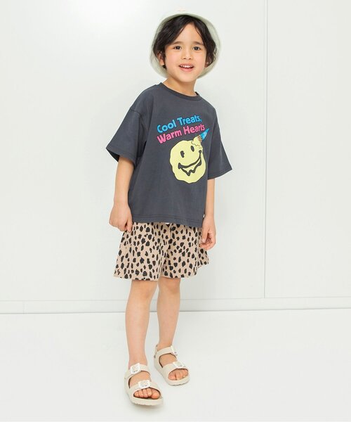 BREEZE(ブリーズ)の「イロイロ柄ハーフパンツ(その他パンツ・キッズ・ベージュ/キナリ/オレンジ/ブラック/サックスブルー/ブルー/グリーン/レインボー・80/90/100/110/120/130/140)」の9枚目の写真