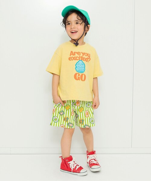 BREEZE(ブリーズ)の「イロイロ柄ハーフパンツ(その他パンツ・キッズ・ベージュ/キナリ/オレンジ/ブラック/サックスブルー/ブルー/グリーン/レインボー・80/90/100/110/120/130/140)」の12枚目の写真