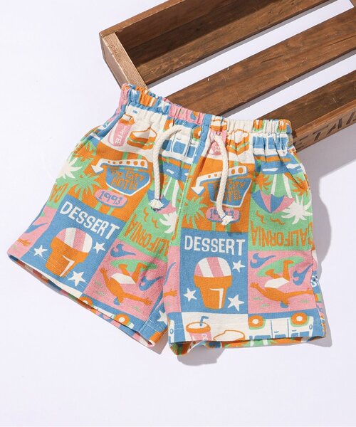 BREEZE(ブリーズ)の「イロイロ柄ハーフパンツ(その他パンツ・キッズ・ベージュ/キナリ/オレンジ/ブラック/サックスブルー/ブルー/グリーン/レインボー・80/90/100/110/120/130/140)」の18枚目の写真