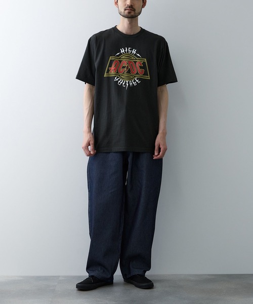 NAVY（ネイビー）の「【NAVY / ネイビー】ブリーズデニム  キャロットパンツ ワイドテーパード UV 接触冷感 軽量（デニムパンツ・メンズ・ライトブルー/ネイビー/ライトグレー・XL/L/M/S）」の6枚目の写真