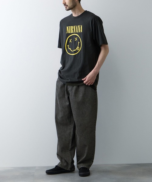 NAVY（ネイビー）の「【NAVY / ネイビー】ブリーズデニム  キャロットパンツ ワイドテーパード UV 接触冷感 軽量（デニムパンツ・メンズ・ライトブルー/ネイビー/ライトグレー・XL/L/M/S）」の8枚目の写真
