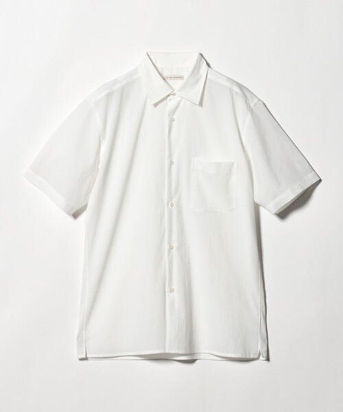 UNITED ARROWS（ユナイテッドアローズ）の「ショートスリーブ レギュラーカーラーシャツ UA COZY ヨコストレッチ 撥水（シャツ/ブラウス・メンズ・ホワイト/ライトグレー/ネイビー・S/M/XL/L）」の13枚目の写真