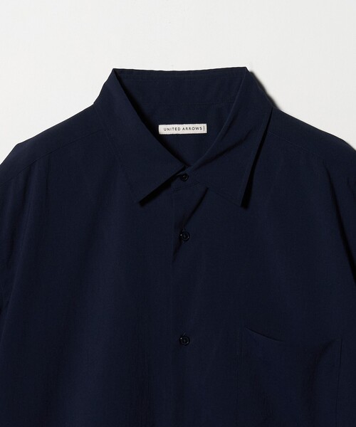 UNITED ARROWS（ユナイテッドアローズ）の「ショートスリーブ レギュラーカーラーシャツ UA COZY ヨコストレッチ 撥水（シャツ/ブラウス・メンズ・ホワイト/ライトグレー/ネイビー・S/M/XL/L）」の17枚目の写真