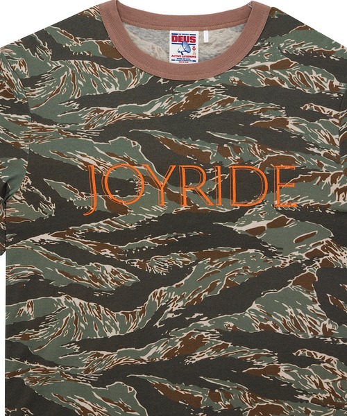 DEUS EX MACHINA(デウスエクスマキナ)の「JOYRIDE RINGER TEE(Tシャツ/カットソー・メンズ・グリーン系カモフラージュ・M/L)」の12枚目の写真