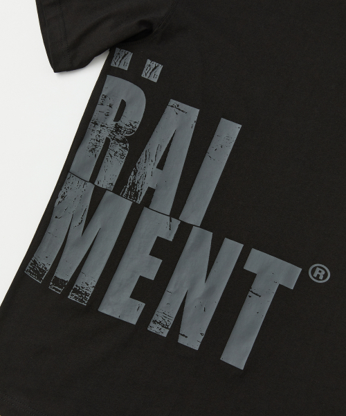 RAIMENT（レイメント）の「ビッグレタリングロゴ半袖Tシャツ_ブラック（Tシャツ/カットソー・メンズ・その他・SMALL/MEDIUM/LARGE）」の7枚目の写真