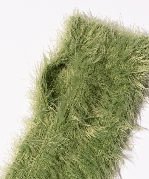 glamb（グラム）の「Fur Arm Cover & Hood Set / ファーアームカバー＆フードセット（アームカバー・メンズ・ブラック/グリーン・FREE）」の9枚目の写真