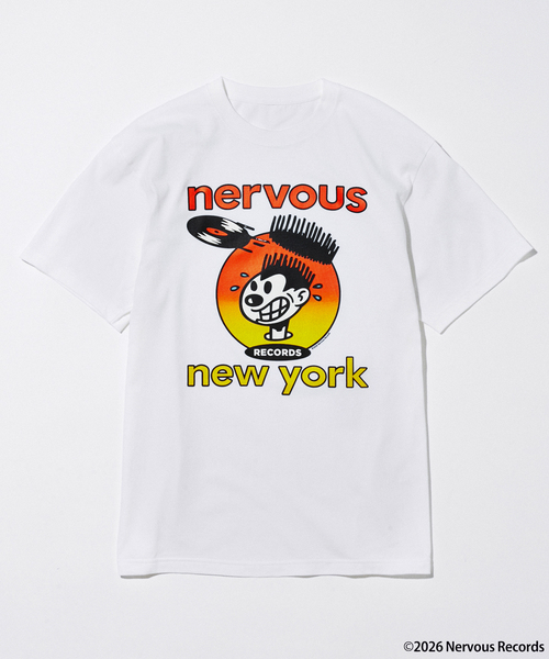 JOURNAL STANDARD(ジャーナルスタンダード)の「Nervous Records / ナーヴァス・レコーズ × JOURNAL STANDARD Records(Tシャツ/カットソー・メンズ・ホワイト/ブラック・X-LARGE/LARGE/MEDIUM)」の2枚目の写真