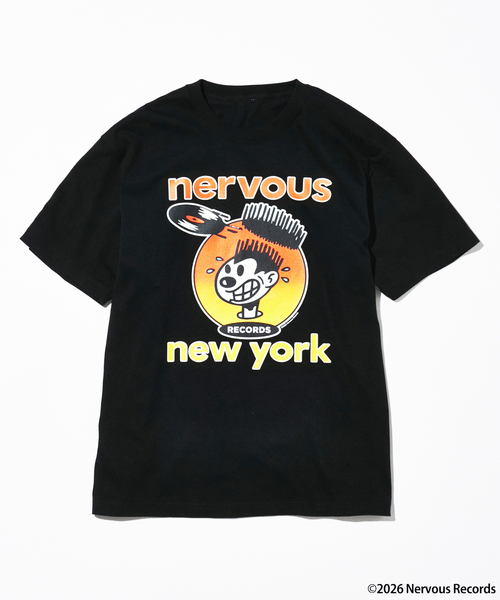 JOURNAL STANDARD(ジャーナルスタンダード)の「Nervous Records / ナーヴァス・レコーズ × JOURNAL STANDARD Records(Tシャツ/カットソー・メンズ・ホワイト/ブラック・X-LARGE/LARGE/MEDIUM)」の1枚目の写真