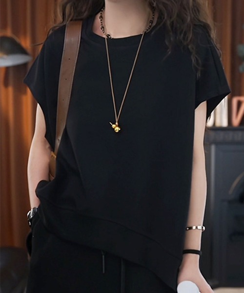 GLAMOROUS JANE(グラマラスジェーン)の「半袖トップス×スカパン 2点セット(セットアップ・レディース・グリーン/ブラック/チャコールグレー・FREE)」の2枚目の写真
