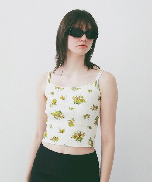 CLANE(クラネ)の「MANY WAY FLOWER CAMI TOPS(キャミソール・レディース・レッド/イエロー・2/1)」の22枚目の写真