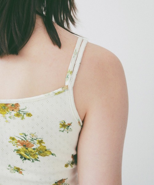 CLANE(クラネ)の「MANY WAY FLOWER CAMI TOPS(キャミソール・レディース・レッド/イエロー・2/1)」の17枚目の写真