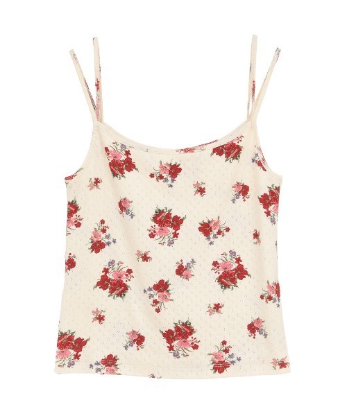 CLANE(クラネ)の「MANY WAY FLOWER CAMI TOPS(キャミソール・レディース・レッド/イエロー・2/1)」の16枚目の写真