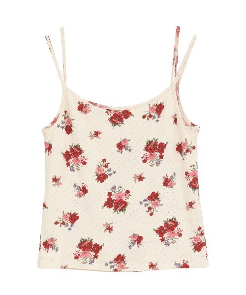 CLANE(クラネ)の「MANY WAY FLOWER CAMI TOPS(キャミソール・レディース・レッド/イエロー・2/1)」の15枚目の写真