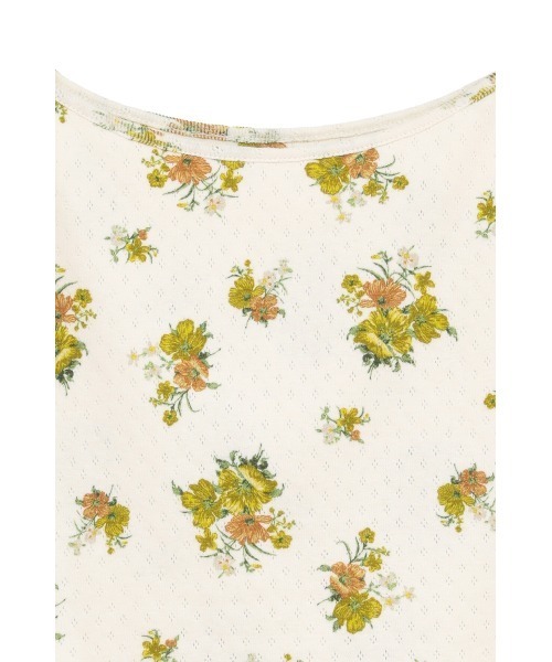 CLANE(クラネ)の「MANY WAY FLOWER CAMI TOPS(キャミソール・レディース・レッド/イエロー・2/1)」の8枚目の写真
