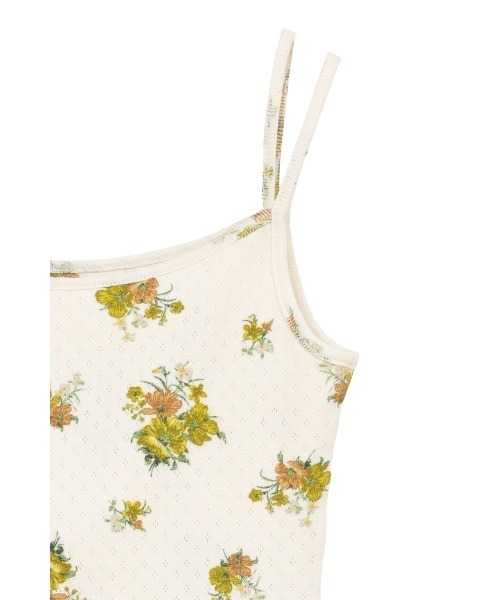 CLANE(クラネ)の「MANY WAY FLOWER CAMI TOPS(キャミソール・レディース・レッド/イエロー・2/1)」の7枚目の写真