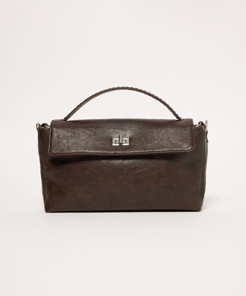 BEAUTY&YOUTH UNITED ARROWS(ビューティーアンドユースユナイテッドアローズ)の「ヒネリ ワンハンドル 2WAY ショルダーバッグ(ショルダーバッグ・レディース・ワインレッド/ブラック/ダークブラウン・FREE)」の17枚目の写真