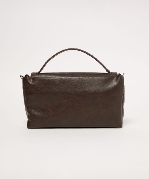 BEAUTY&YOUTH UNITED ARROWS(ビューティーアンドユースユナイテッドアローズ)の「ヒネリ ワンハンドル 2WAY ショルダーバッグ(ショルダーバッグ・レディース・ワインレッド/ブラック/ダークブラウン・FREE)」の20枚目の写真