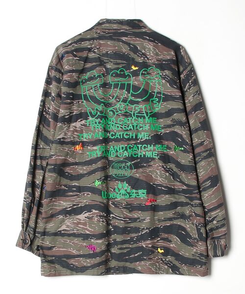 fridge(フリッジ)の「【Woofie】ウーフィー House Made Army Jacket(ミリタリージャケット・メンズ・グリーン系その他/ブラック系その他・MEDIUM/LARGE)」の5枚目の写真