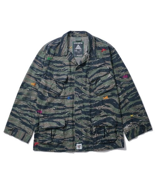 fridge(フリッジ)の「【Woofie】ウーフィー House Made Army Jacket(ミリタリージャケット・メンズ・グリーン系その他/ブラック系その他・MEDIUM/LARGE)」の1枚目の写真