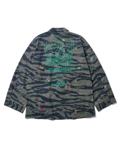 fridge(フリッジ)の「【Woofie】ウーフィー House Made Army Jacket(ミリタリージャケット・メンズ・グリーン系その他/ブラック系その他・MEDIUM/LARGE)」の4枚目の写真