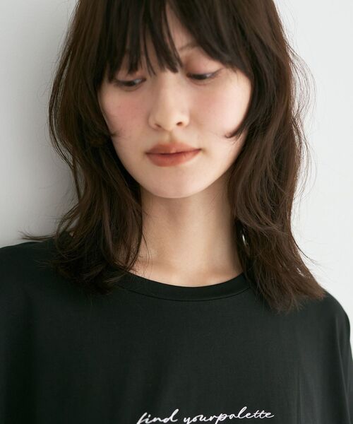 YECCA VECCA(イェッカヴェッカ)の「裾ドロストデザインロゴTee(Tシャツ/カットソー・レディース・ブラック/オフホワイト・FREE)」の16枚目の写真