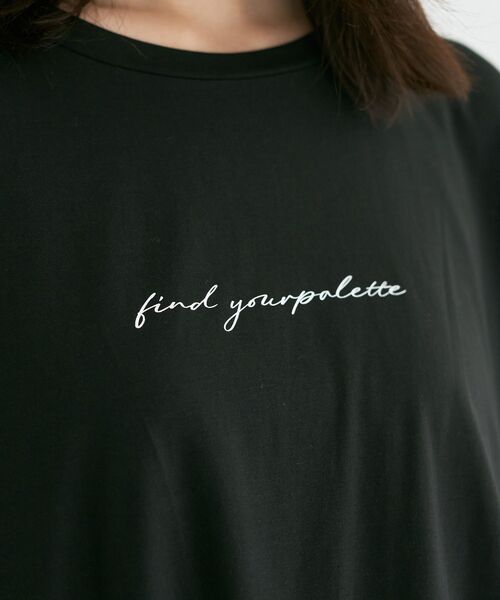 YECCA VECCA(イェッカヴェッカ)の「裾ドロストデザインロゴTee(Tシャツ/カットソー・レディース・ブラック/オフホワイト・FREE)」の17枚目の写真