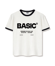 BASIC LABEL（ベーシックラベル）の「NoExtras Ringer Loose Fit Short-Sleeved T-Shirt 4 Color [BLSE_4002]（Tシャツ/カットソー）」