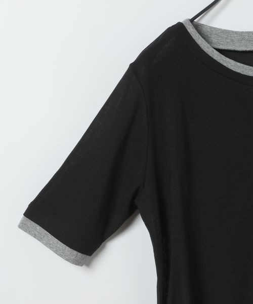 JEANASIS(ジーナシス)の「3カラーレイヤードヘンリー2P SS/1023352(Tシャツ/カットソー・レディース・ブラック系その他/ピンク系その他/ブルー系その他/ネイビー系・FREE)」の19枚目の写真