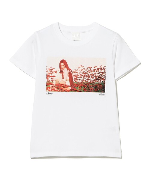 Ray BEAMS(レイビームス)の「JENNIE / Compact T-shirt(Tシャツ/カットソー・レディース・ホワイト/ホワイト系その他2・ONE SIZE)」の3枚目の写真