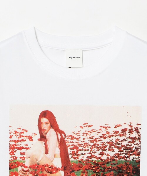 Ray BEAMS(レイビームス)の「JENNIE / Compact T-shirt(Tシャツ/カットソー・レディース・ホワイト/ホワイト系その他2・ONE SIZE)」の4枚目の写真