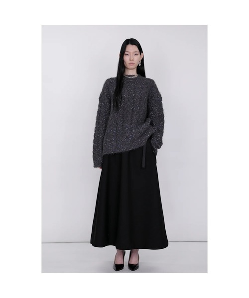 th products(ティーエイチプロダクト)の「【th products】Color Nep Mole Knit Pullover(ニット/セーター・メンズ・グレー/ブラック・2/1)」の14枚目の写真
