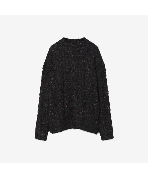 th products(ティーエイチプロダクト)の「【th products】Color Nep Mole Knit Pullover(ニット/セーター・メンズ・グレー/ブラック・2/1)」の6枚目の写真